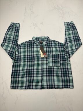 Stranger Things No Boundaries Button-Up Shirt Blue Contemporary - Girls XL